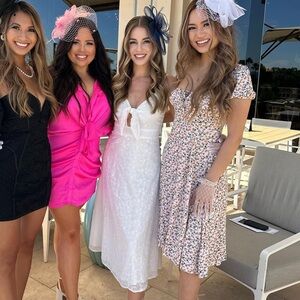 White Embroidered Lulus Dress